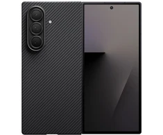 Dėklas Pitaka Ultra-Slim Case, Juodas/Pilkas - Samsung Galaxy Z Fold 7