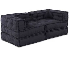 Modulinė sofa 2 pcs Antracito 140 x 70 x 56 cm Audinys
