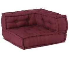 Modulinė sofa 2 pcs Raudonmedis 140 x 70 x 56 cm Audinys