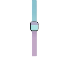 „Moft Snap Duo“ apyrankė, skirta „Apple Watch 1-5/6/7/8/9/10/11/SE/SE 2/SE 3“ (38/40/41/42 mm), tamsiai mėlyna/gelsva