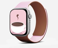 Moft Snap Duo apyrankė for Apple Watch 1-5/6/7/8/9/10/11/SE/SE 2/SE 3 (38/40/41/42 mm) rožinės spalvos/rudos spalvos