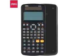 Mokyklinis skaičiuotuvas Deli D991EX, 552 funkcijos, juodos spalvos