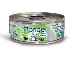 Monge Jelly - Wet konservai pašaras suagusioms katėms su tunu 80g
