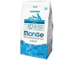 Monge Light adult sausas pašaras (lašiša ir ryžiai) 2,5kg