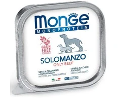 Monge Monoproteico "Solo" - Wet Dog Pate 100% jautiena 150g
