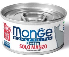 Monge MONOPROTEIN - Cat Flakes Only BEEF 80 g