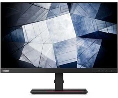 Monitorius Lenovo ThinkVision P24h-2L LED ekranas 60.5 cm (23.8") 2560 x 1440 pikselių Quad HD Juodas