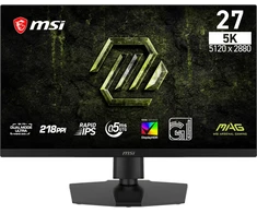 Monitorius MSI MAG 271KPD7 - 5K:75Hz, QHD:300Hz | 5120x2880| Rapid IPS Flat | 27"