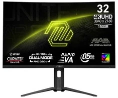 Monitorius MSI MAG 321CUPDF / 31.5 / UHD / VA / 160Hz / 0.5ms (GtG) / juodos spalvos