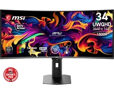 Monitorius MSI MPG 341CQR QD-OLED X36 - 360Hz | UWQHD | RGB V-Stripe QD-OLED | 34''