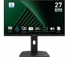 Monitorius MSI PRO MP275QPG / 27″ / WQHD / IPS / 100Hz / 1ms (MPRT) / juodos spalvos – reguliuojamas stovas