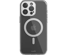 Moshi iGlaze MagSafe - dėklas skirtas Apple iPhone 15 Pro Max Luna Sidabrinis