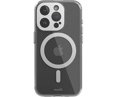Moshi iGlaze MagSafe - dėklas skirtas Apple iPhone 15 Pro Luna Sidabrinis