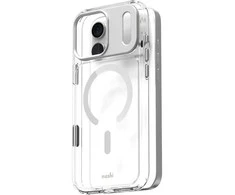 Moshi iGlaze MagSafe - dėklas skirtas Apple iPhone 17 Pro Max Luna Sidabrinis