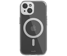 Moshi iGlaze MagSafe - dėklas skirtas Apple iPhone 15 Luna Sidabrinis
