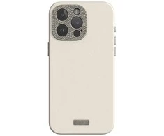 Moshi Napa MagSafe - Leather dėklas skirtas Apple iPhone 15 Pro Eggnog Baltas
