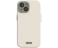 Moshi Napa MagSafe - Leather dėklas skirtas Apple iPhone 15 Eggnog Baltas