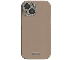 Moshi Napa MagSafe - Leather dėklas skirtas Apple iPhone 15 Woodsmoke Brown