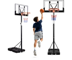 Movepro Krepšinio stovas, reguliuojamas iki 305 cm, pastatomas, lenta, lankas, MultiGarden
