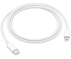 MQGH2ZM/A Apple iPhone USB-C/Lightning Data kabelis 2m baltos spalvos (bulk pakuotė)