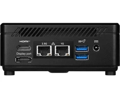 MSI Cubi 5 1M Mini Desktop Computer / Core 5 / 8GB DDR5 / 512GB SSD / WiFi 6E + BT 5.3 / 1×2.5Gbps + 1x1Gbps Windows 11 Pro (juodas)