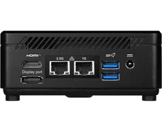 MSI Cubi 5 1M Mini Desktop Computer / Core 3 / 8GB DDR5 / 512GB SSD / WiFi 6E + BT 5.3 / 1×2.5Gbps + 1x1Gbps / Windows 11 Pro (juodas)