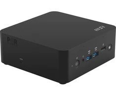 MSI Cubi NUC AI+ 2MG-030AT Copilot+ PC Intel Core Ultra 7 258V 32 GB LPDDR5x-SDRAM 1 TB SSD Windows 11 Pro Mini PC Mini kompiuteris Juoda