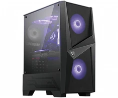MSI MAGFORGE100M kompiuterio korpusas „Midi Tower“ Juoda, Permatomas