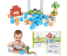 Multistore Magnetinių statybinių kaladėlių rinkinys 87 vnt.