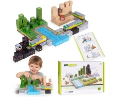 Multistore Magnetinių konstruktorių rinkinys vaikams, 169 dalys