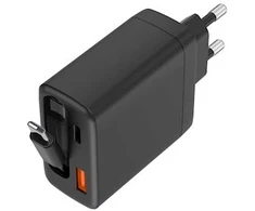 Musthavz 2 Port PD Charger 65W with retractable cable
