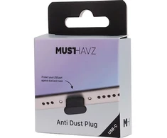 Musthavz Dust Plug USB-C – 3 pieces – Juodas, Baltas