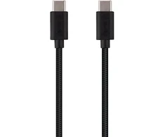 Musthavz GoEasy USB-C to USB-C Nylon Cable 1m, juodas