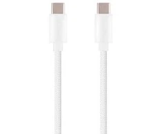 Musthavz GoEasy USB-C to USB-C Nylon Cable 1m, whi