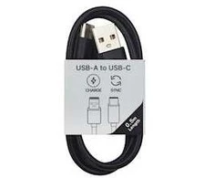 Musthavz į Go USB-A į USB-C kabelis 0.5m, juodos spalvos