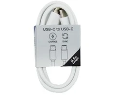 Musthavz į Go USB-C į USB-C kabelis 0.5m, baltos spalvos
