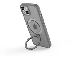 Musthavz MagLoop Stand Dėklas Apple iPhone 15, pilkos spalvos