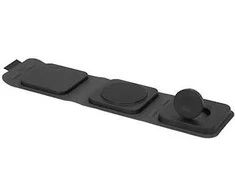 Musthavz MagTrio 3-in-1 MagSafe Folding belaidis įkroviklis juodos spalvos