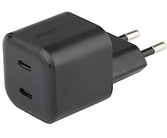Musthavz Nano Smart Double USB-C PD Charger 35W, juodas
