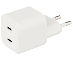 Musthavz Nano Smart Double USB-C PD Charger 40W, baltas