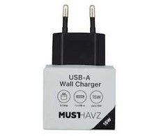 Musthavz to Go USB-A įkroviklis 15W, juodos spalvos