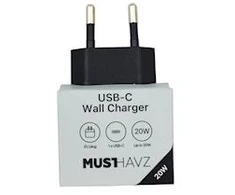 Musthavz to Go USB-C Charger 20W, juodas