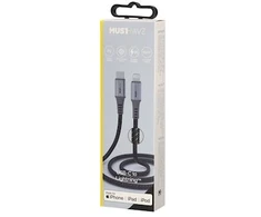 Musthavz USB-C to Lightning MFi Nylon Cable 1m