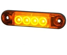 Myk Auto gabaritų žibintas SLIM LD2328 yellow