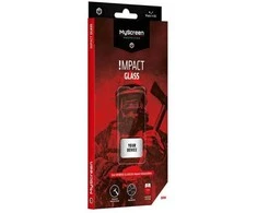 „MyScreen MS ImpactGLASS Apple iPhone 13/13 Pro 6.1“ juodas smūgiams atsparus hibridinis stiklas 8H