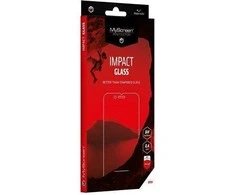 „MyScreen MS ImpactGLASS iPhone 13 Pro Max 6.7“ juodas smūgiams atsparus hibridinis 8H stiklas.
