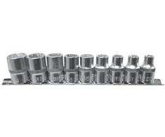 NAC Sidabrinis TORX galvučių rinkinys 9 vnt. 1/2″