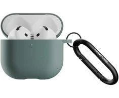 Dėklas „Native Union Active Case“ silikoniniai apsauginiai dėklai, skirti „AirPods 4“ ir skalūno spalvos dėklams