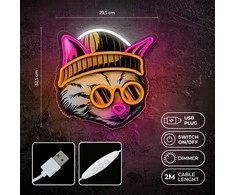 Neon ART LED CAT DREAMER daugiaspalvis FLA04 Forever Light