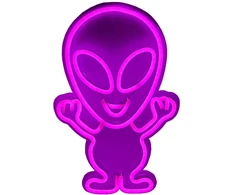 Lubinis šviestuvas Neon Beline Light Alien